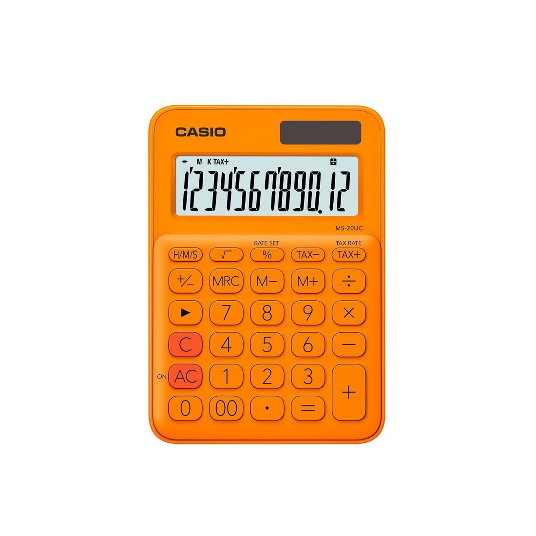 CALCULADORA CASIO MS20UC NARANJA