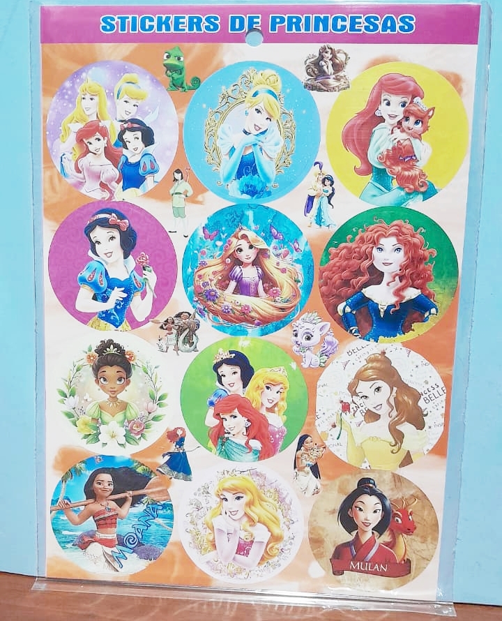 STICKERS DISNEY PRINCESAS