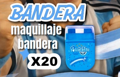 MAQUILLAJE ARGENTINA PINTAF BANDERAx20