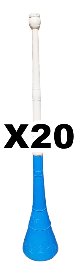 CORNETA ARGENTINA VUVUZELA x20