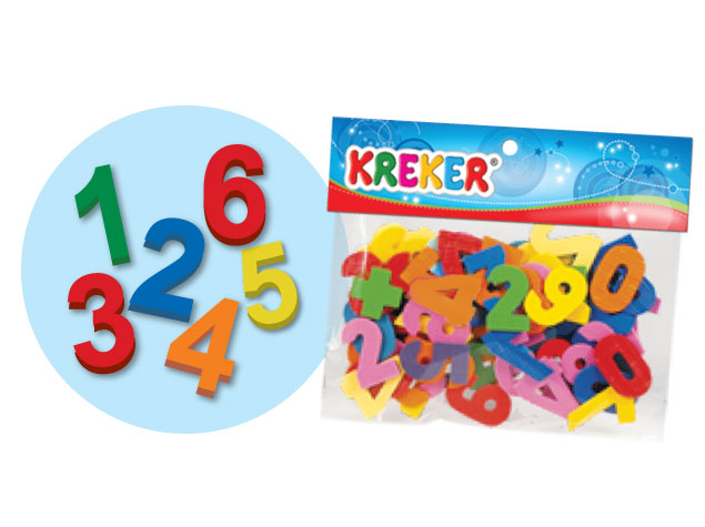 FORMITA EVA NUMEROS 6CM X44UNID (347)