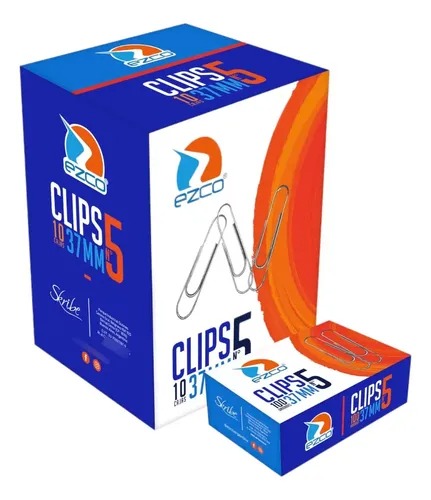 CLIPS Nº5 X100 EZCO CAJA X10