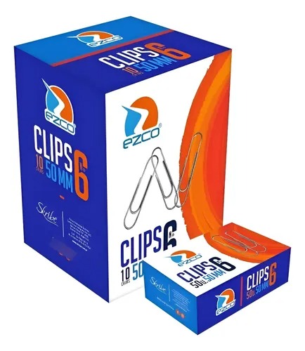 CLIPS Nº6 X50 EZCO CAJA X10