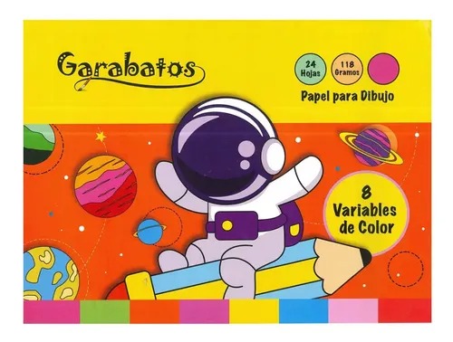 BLOCK DE DIBUJO Nº6 COLOR GARABATOSx24HJ