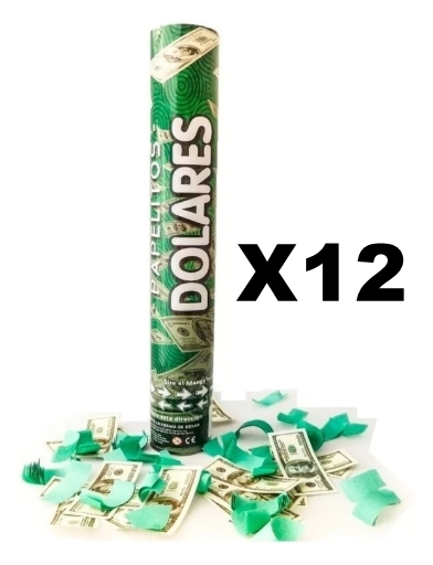 LANZAPAPEL 40 cm P.STORE DOLAR CAJA x12