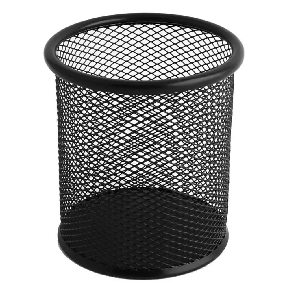 PORTA LAPICES METAL REDONDO NEGRO NOVOP