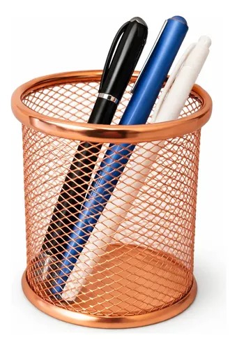 PORTA LAPICES METAL REDONDO GOLD NOVOP