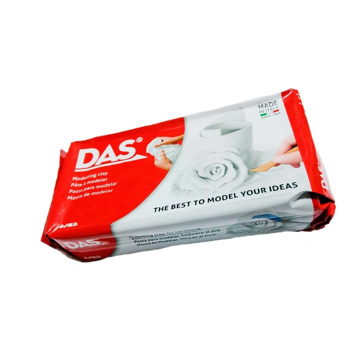ARCILLA X500GR PASTA MODELAR DAS BLANCA