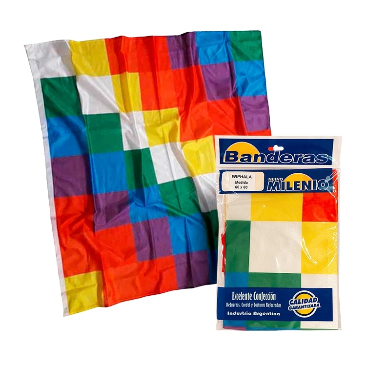 BANDERA WIPHALA 60x60 NUEVO MILENIO