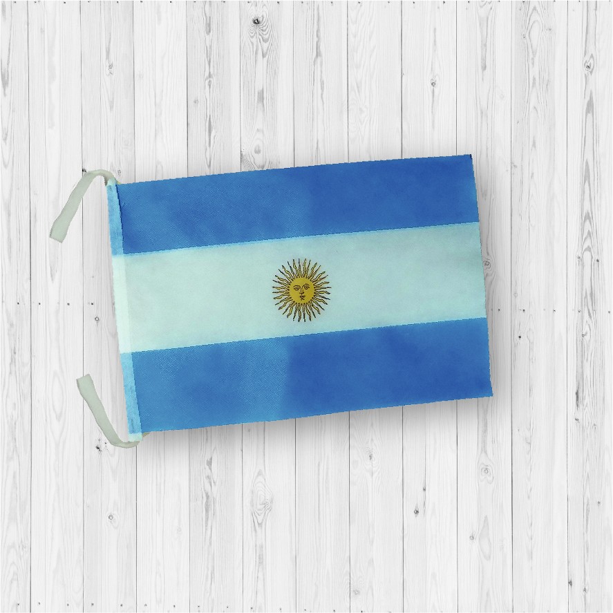BANDERA ARGENTINA FRICELINA x5 40x60