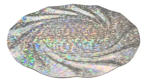 PLATO ACUARIO 35 CM HOLOGRAFICO
