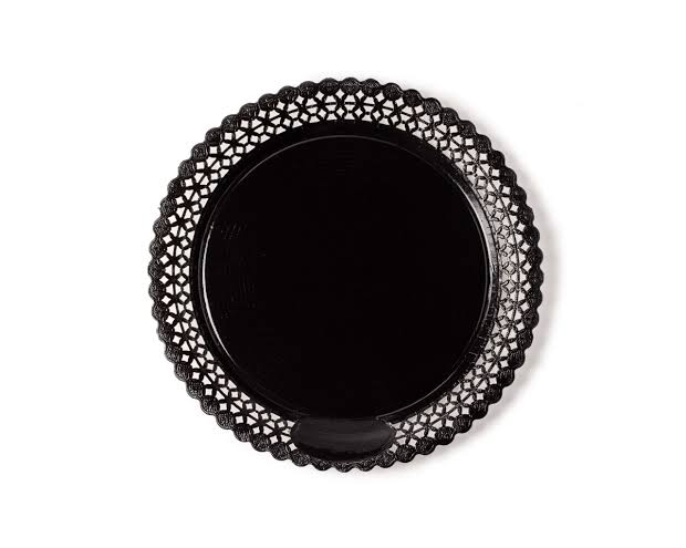 PLATO ARIES NEGRO 28 CM