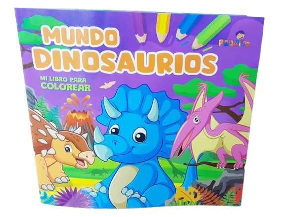 LIBRO DE COLOREAR X48 DINOSAURIO