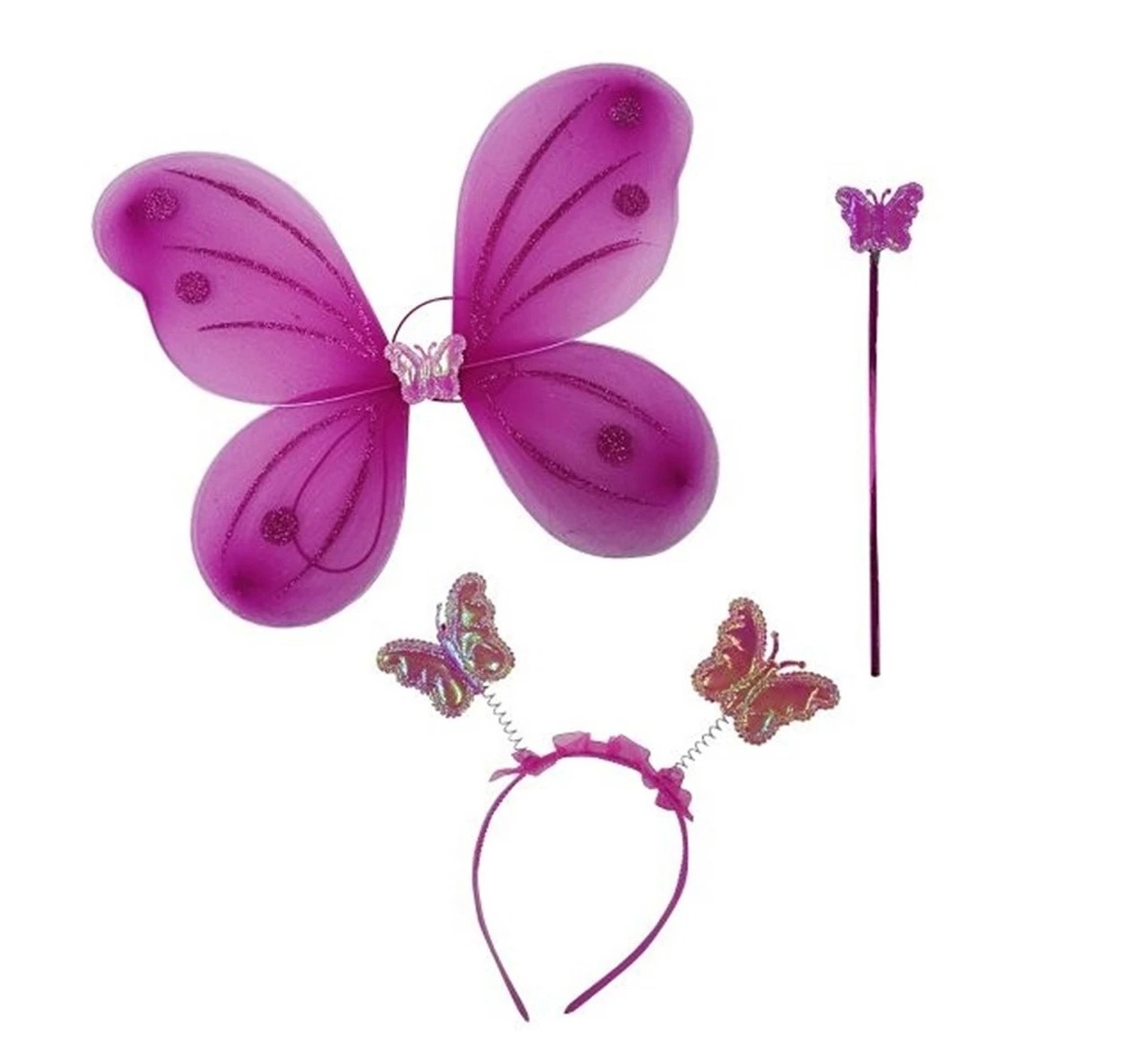 ALAS MARIPOSA SET YJ0409 FUCSIA