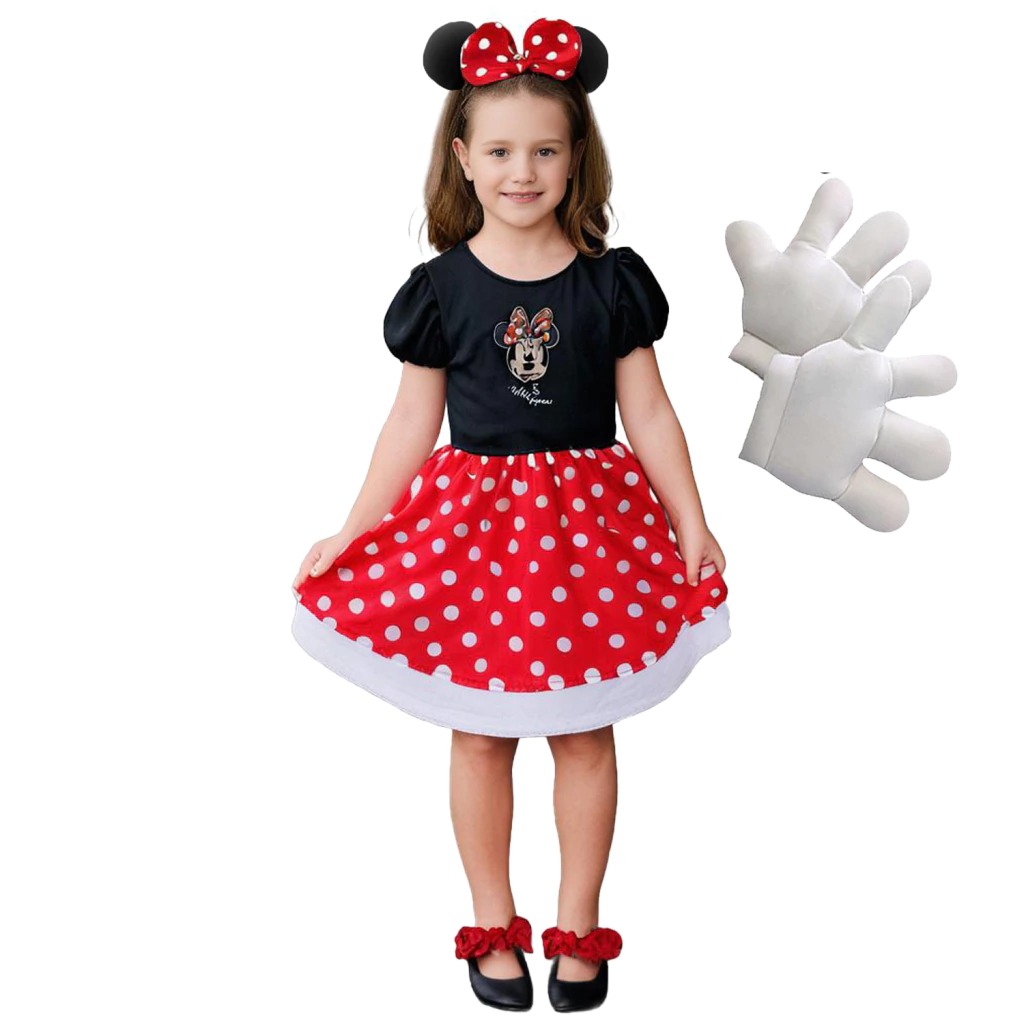 DISFRAZ OFICIAL MINNIE MOUSE LUJO T-2