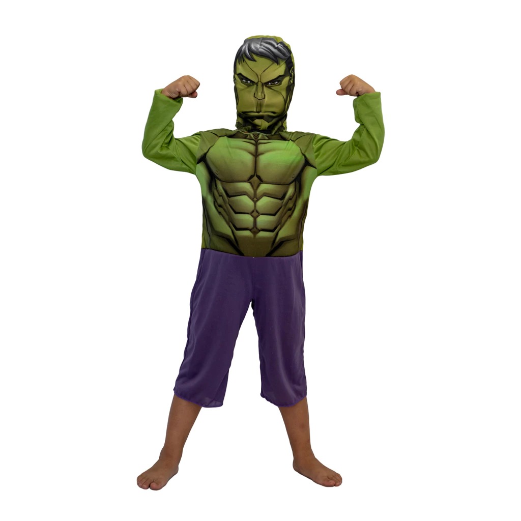DISFRAZ OFICIAL HULK ECO T-2