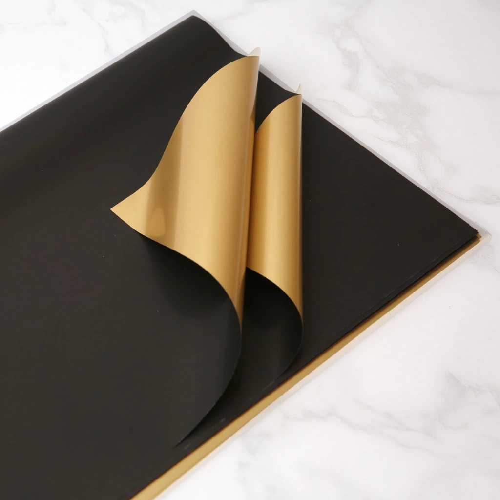 PAPEL COREANO BIFAZ ORO/NEGRO