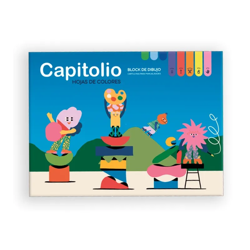 BLOCK DE DIBUJO COLOR CAPITOLIO X24HJS