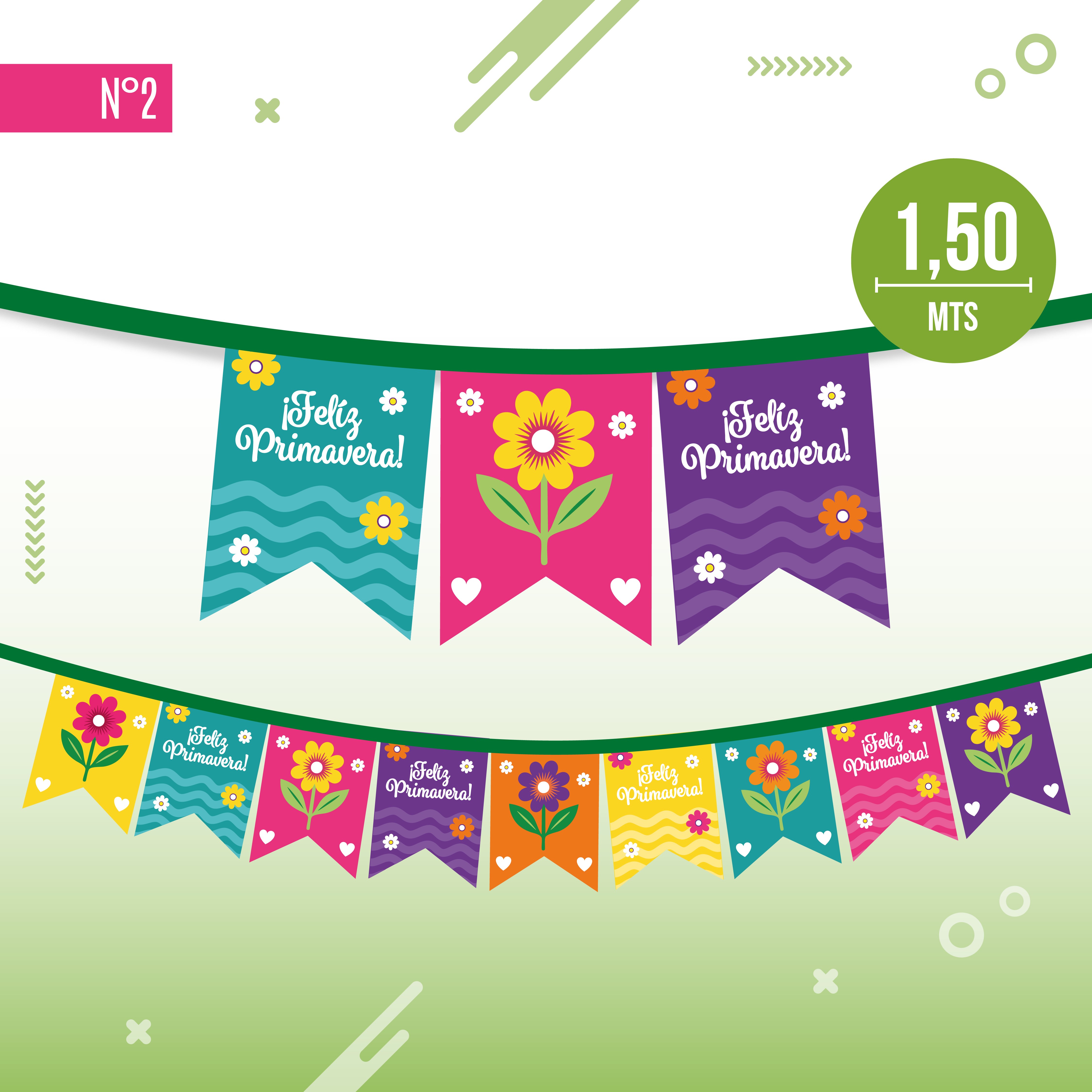 BANDERIN FRICELINA PRIMAVERA TRIES  N2