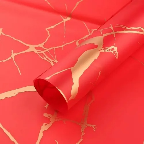 PAPEL COREANO MARMOL ROJO