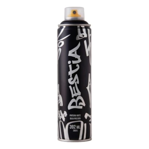 PINTURA EN AEROSOL MATE ALBA  X392ML NEG