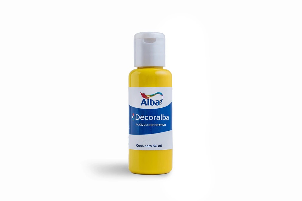 ACRILICO ALBA 60CC AMARILLO MEDIANO