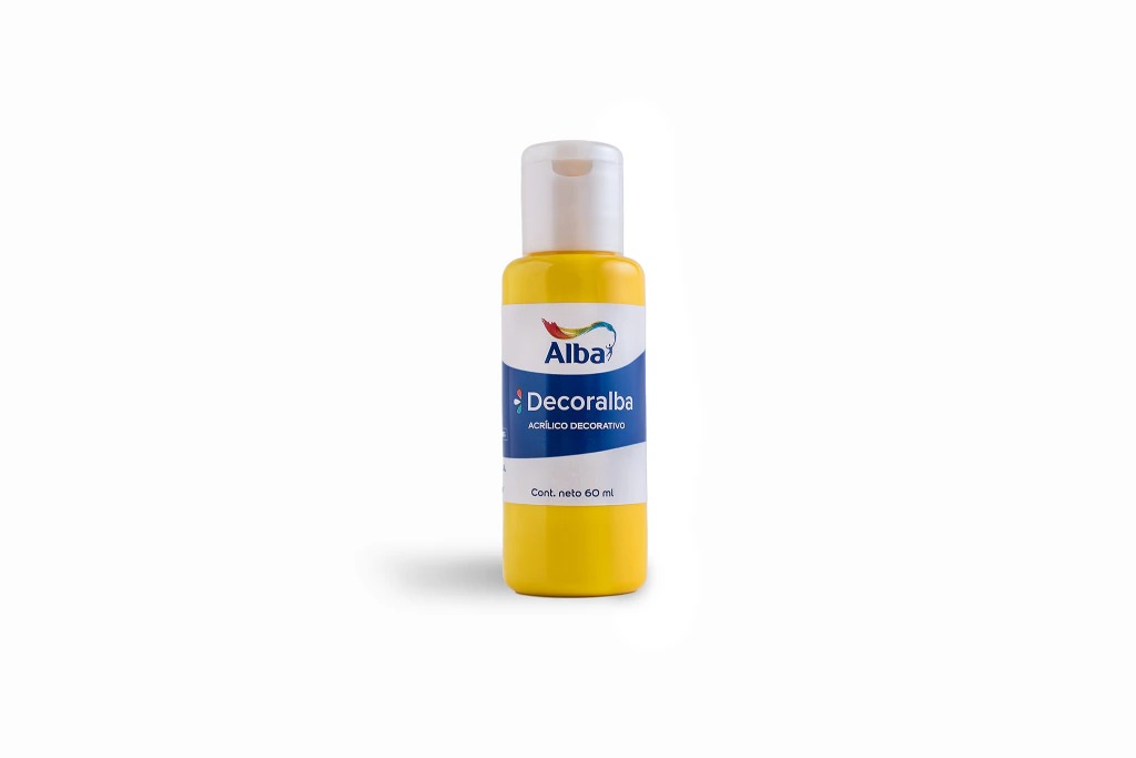 ACRILICO ALBA 60CC AMARILLO BRILLANTE