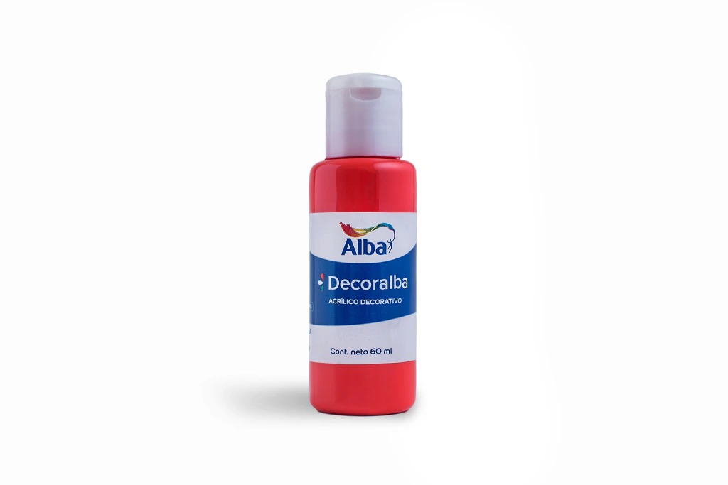 ACRILICO ALBA 60CC ROJO SEÑAL