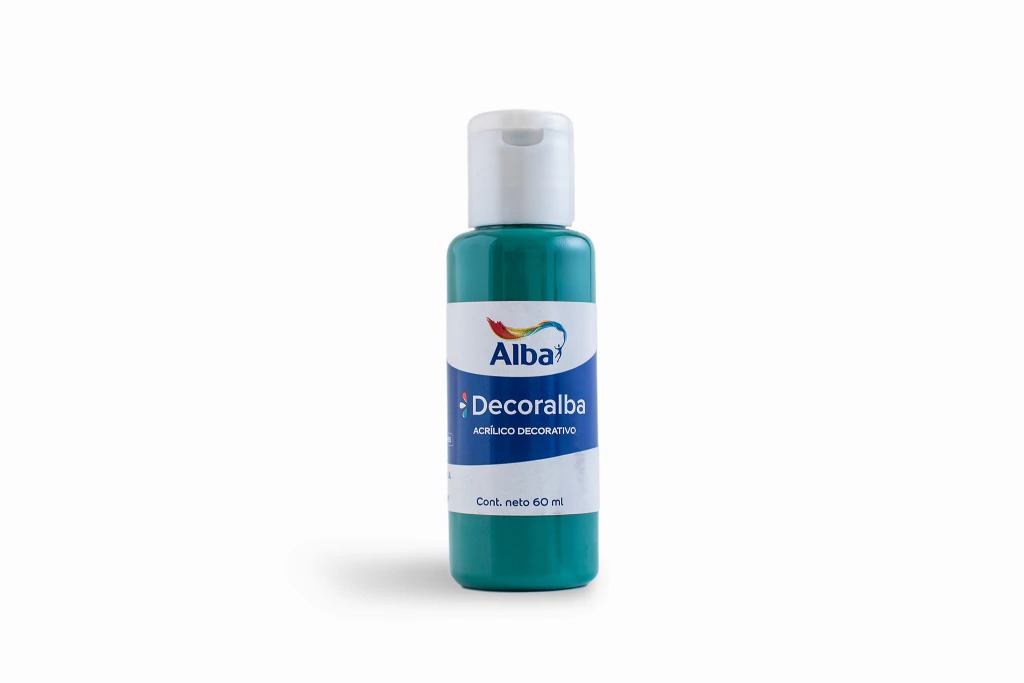 ACRILICO ALBA 60CC VERDE ESMERALDA