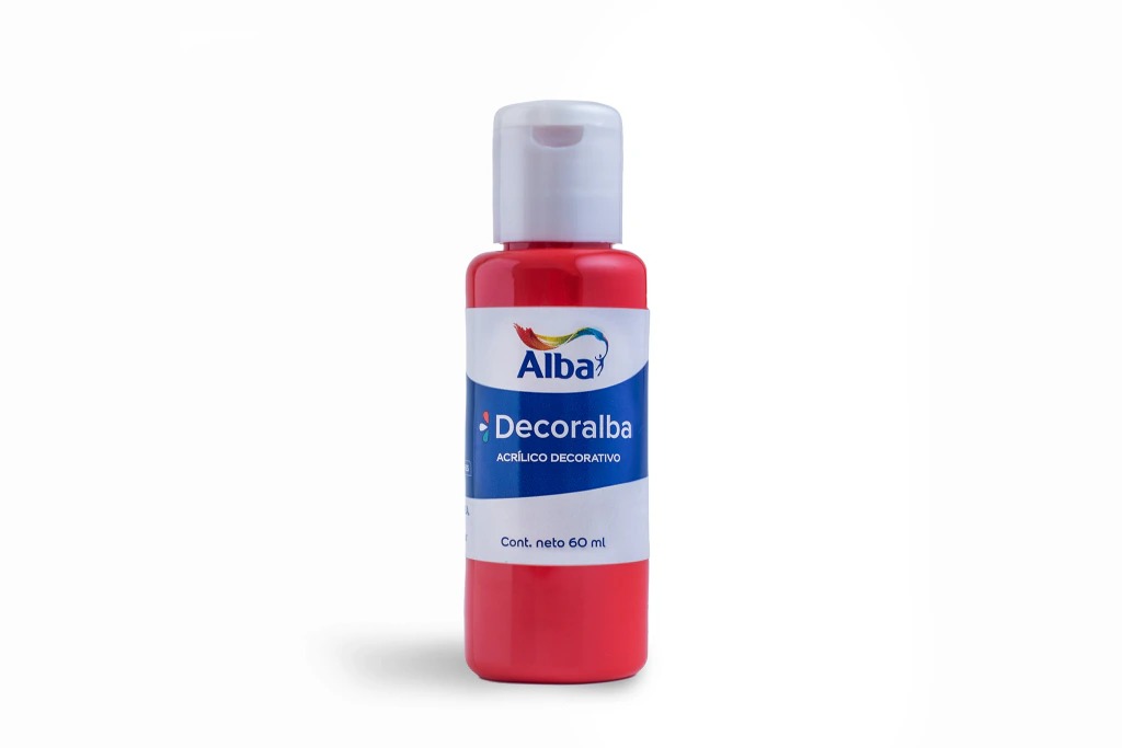ACRILICO ALBA 60CC ROJO