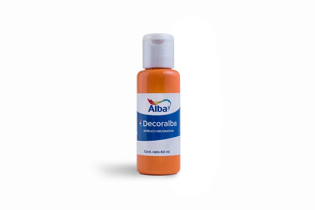 ACRILICO ALBA 60CC ANARANJADO