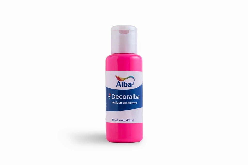 ACRILICO ALBA 60CC FLUO ROSA