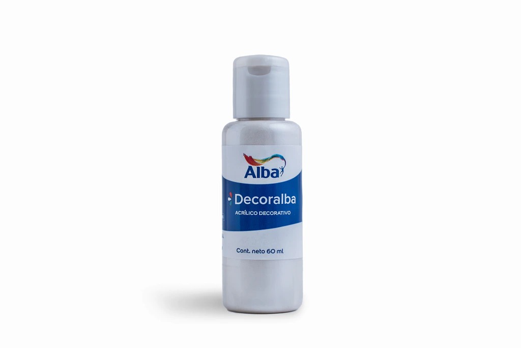 ACRILICO ALBA 60CC METALIZADO BLANCO PER