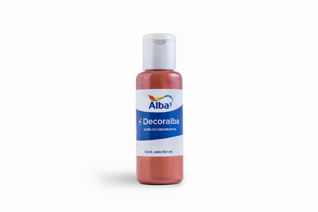ACRILICO ALBA 60CC METALIZADO COBRE