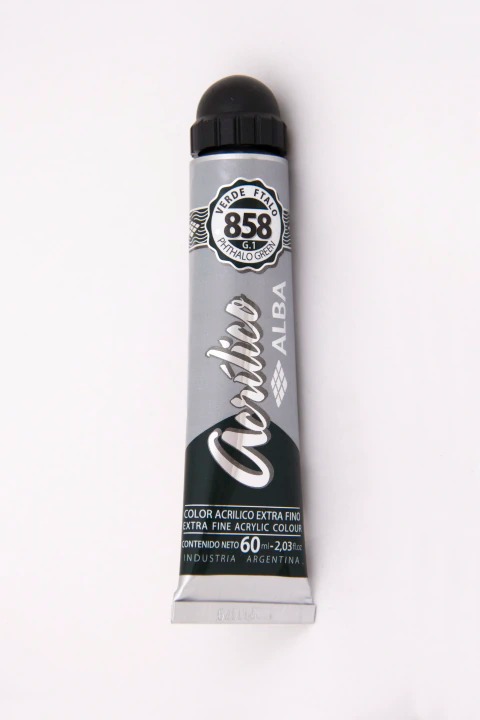 ACRILICO ALBA EXTRAFINO 18CC VERDE FTALO