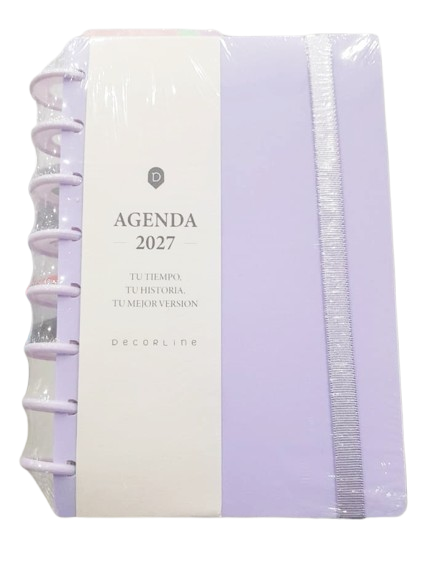 AGENDA INTELIG DECO SEMANAL 14X21 LILA
