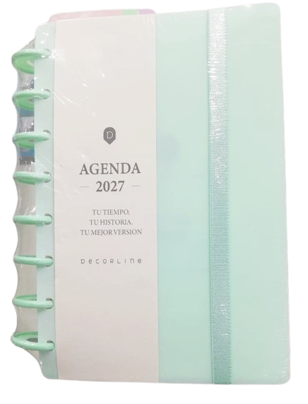 AGENDA INTELIG DECO SEMANAL 14X21 VERDE