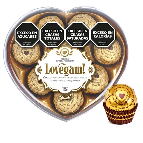 BOMBON LOVEGAM x8 CAJITA CORAZON