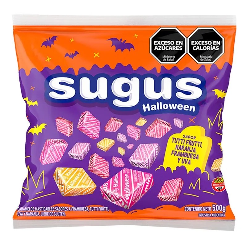 CARAMELO MASTICABLE SUGUS HALLOW x 500gr