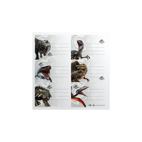 ETIQUETA MOOVING JURASSIC X12