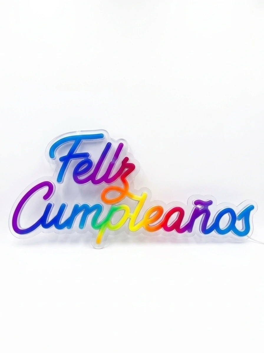 LUMINOSO CARTEL FELIZ CUMPLEAÑOS44x21MUL