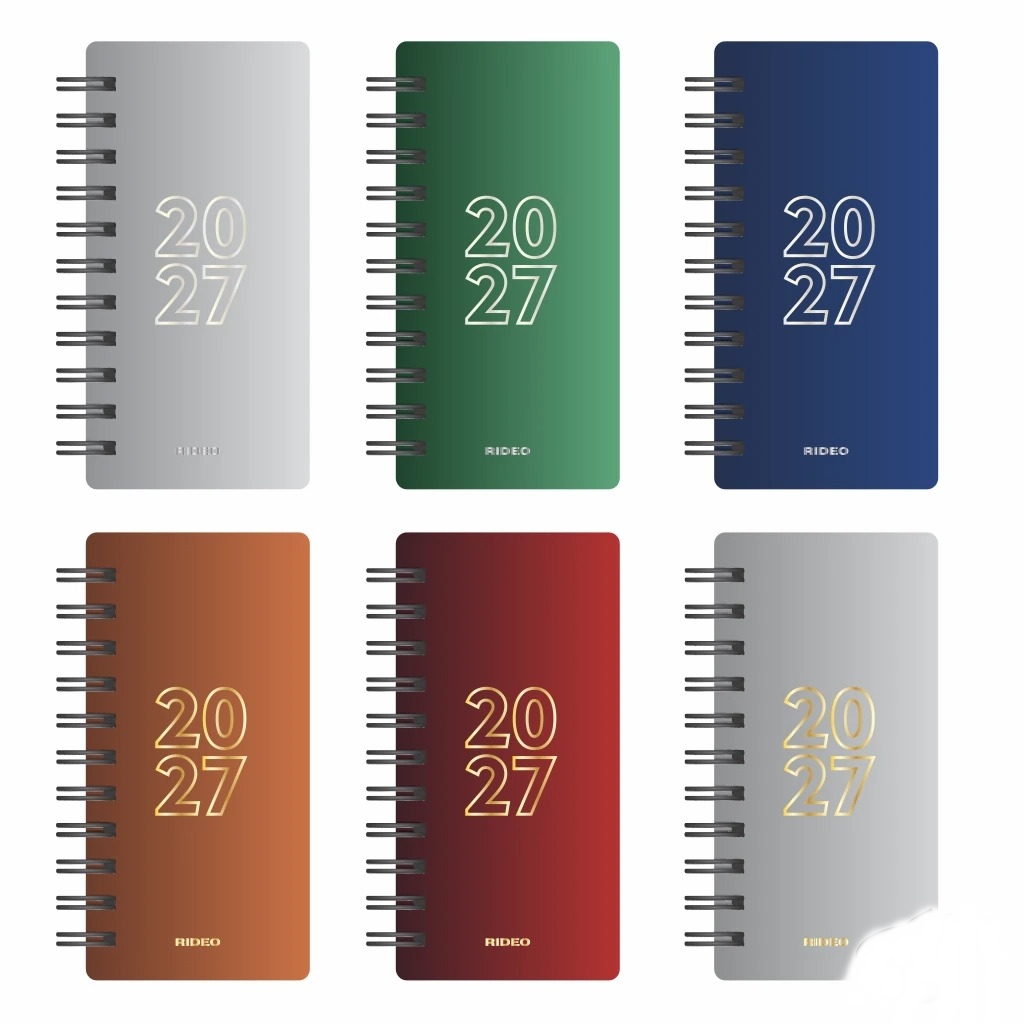 AGENDA RIDEO POCKET SEMANAL METAL