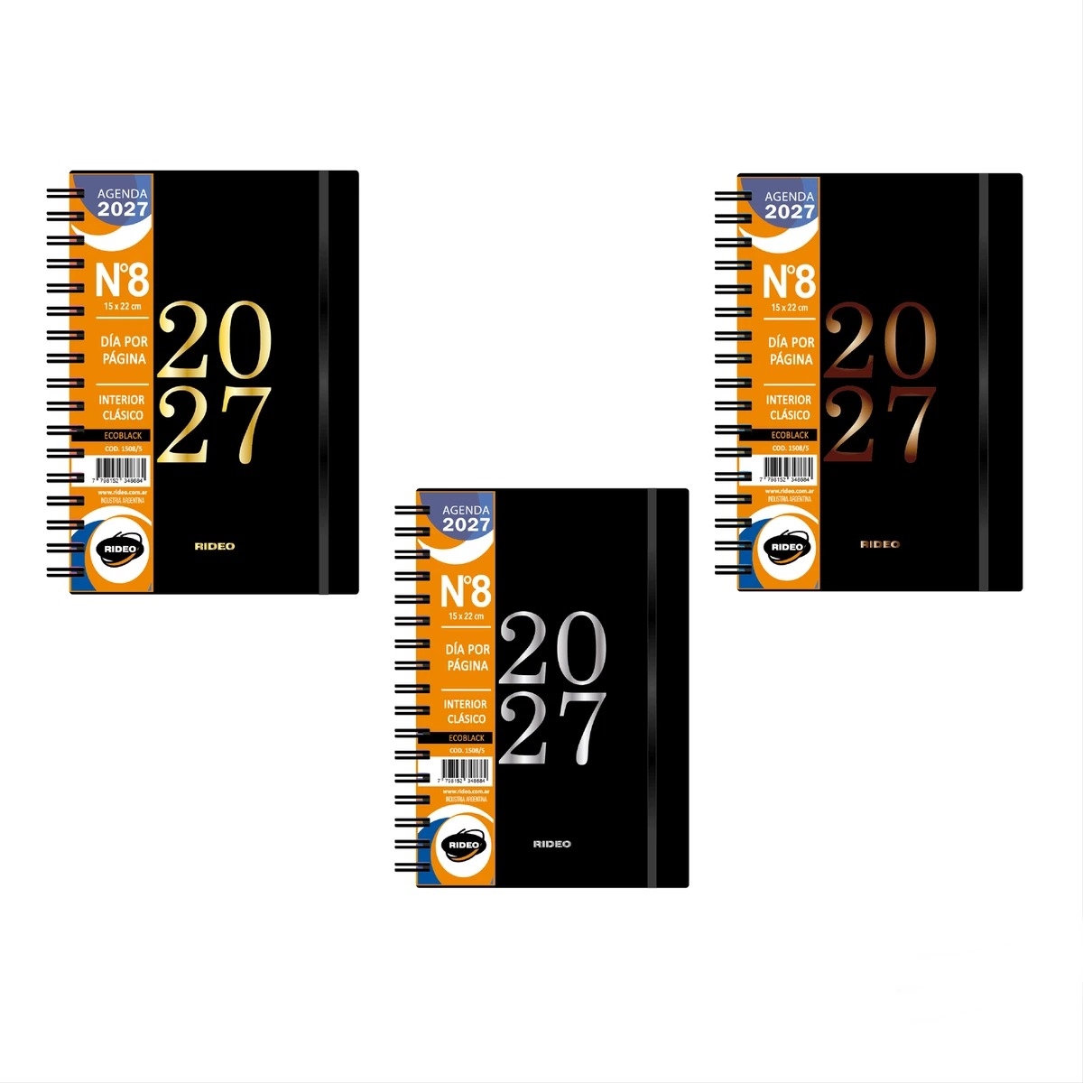 AGENDA RIDEO N8 DIAXDIA ECOBLACK